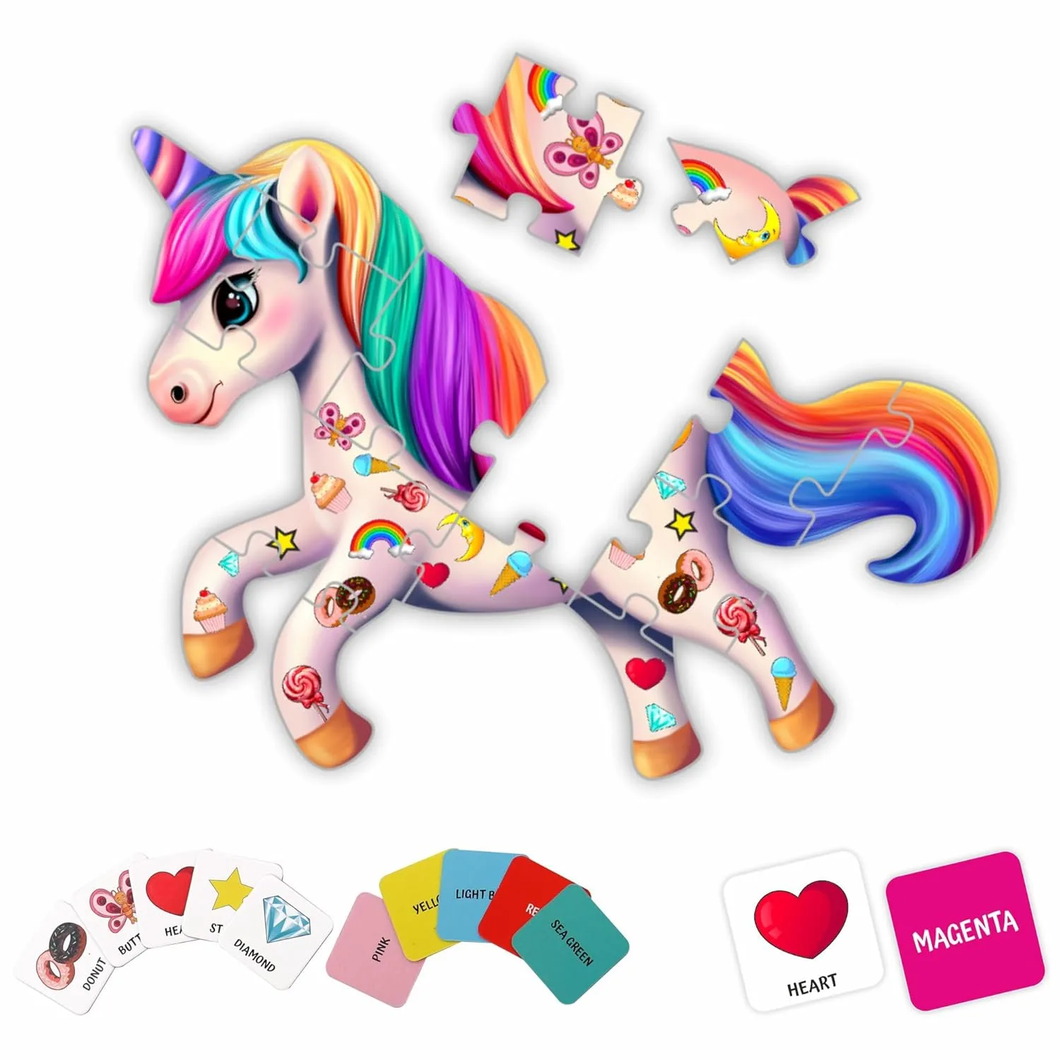 Unicorn Shape Puzzle